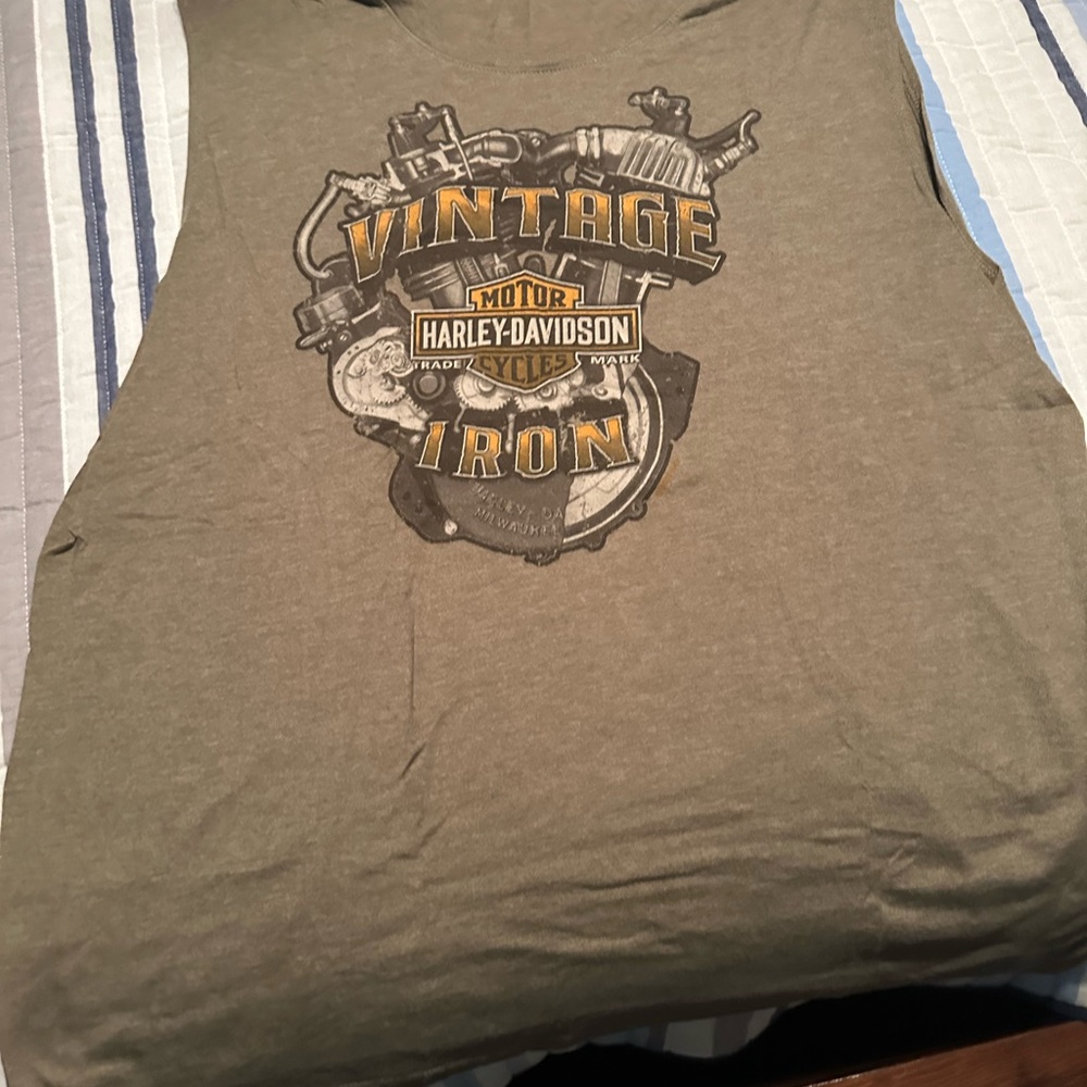 Harley sleeveless tshirt